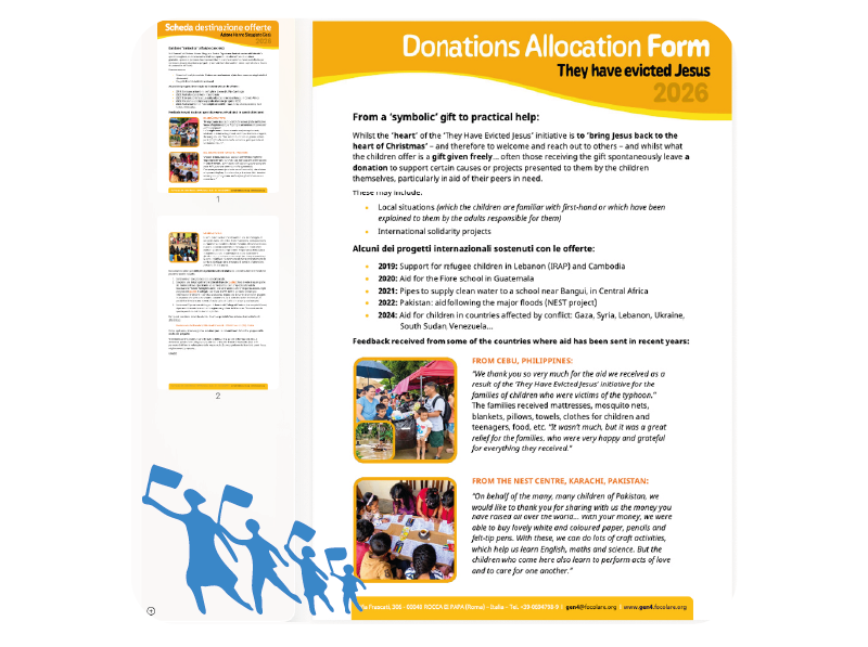 3 - Donations Allocation Form project ‘They Have Evicted Jesus’ 2026