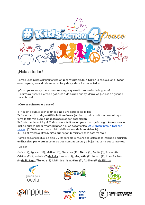 ESPAÑOL - Letter KidsAction4Peace.pdf