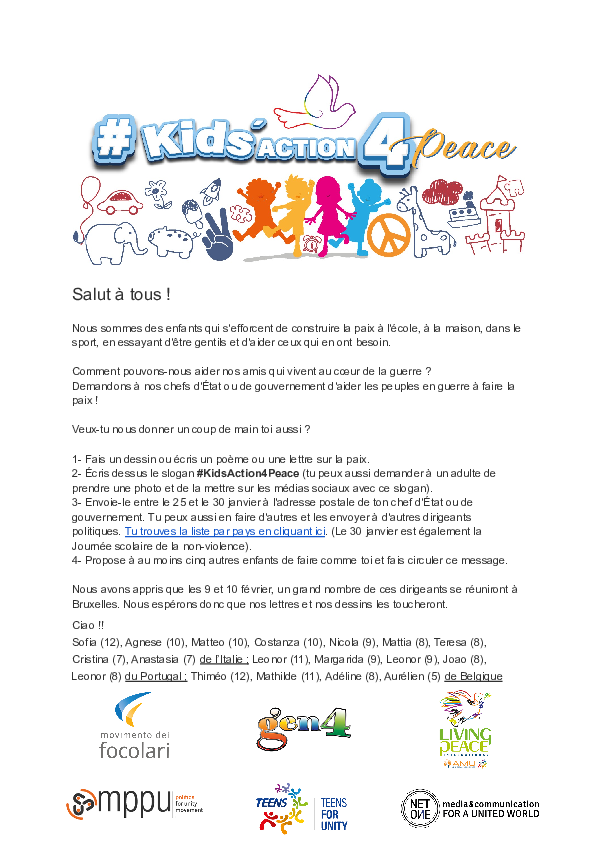 FRANCAIS - Letter KidsAction4Peace.pdf